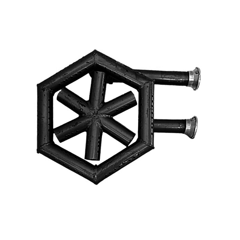 Quemador Doble estrella C/Codo Inyectada (QQEB)