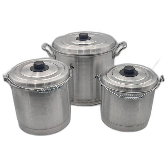 Juego Tripleta Vaporera Amigo 8,11 y 18 Litros (0439TB)