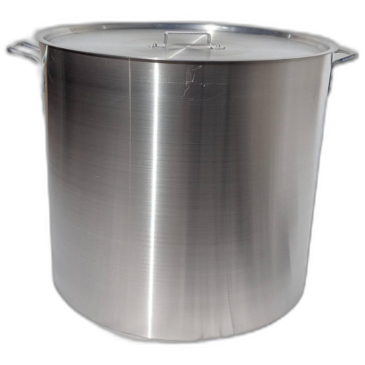 Olla de Aluminio Triple Fuerte 100 Litros con Tapa (MCCOOAL100000K)