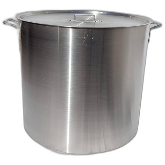 Olla de Aluminio Triple Fuerte 100 Litros con Tapa (MCCOOAL100000K)
