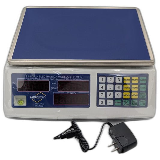 Bascula Comercial con Puerto Serial (BPP40CP)