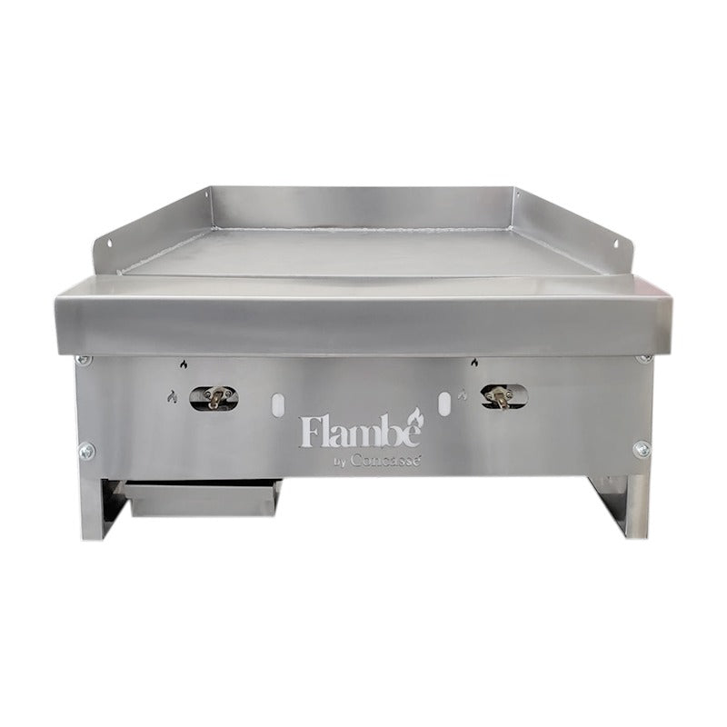 Plancha Acero Inoxidable 60000BTU de 24 pulgadas (EPAF2x24)