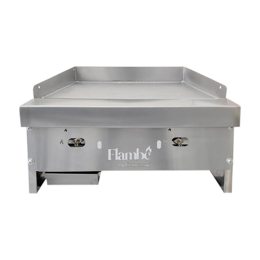 Plancha Acero Inoxidable 60000BTU de 24 pulgadas (EPAF2x24)