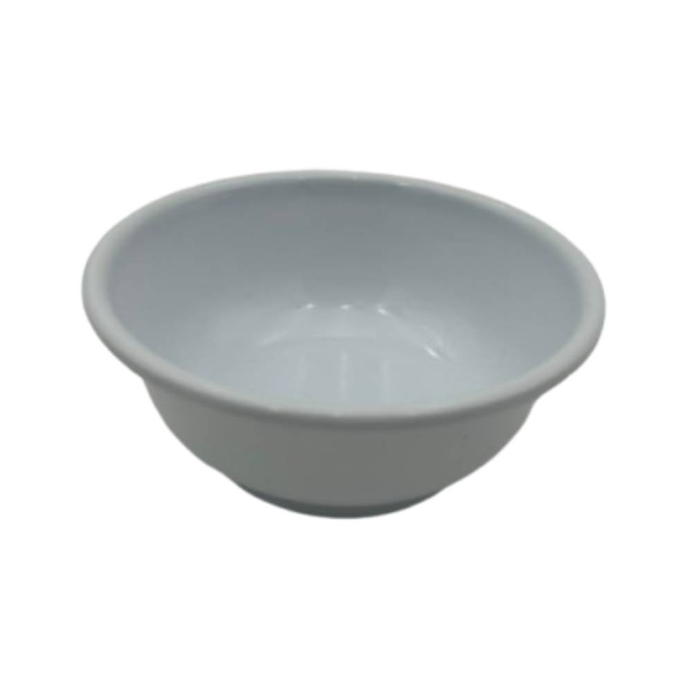 Plato de Melamina para Cereal Blanco 333Mililitros (12.5x5.5cm) (MCPLMB12B)