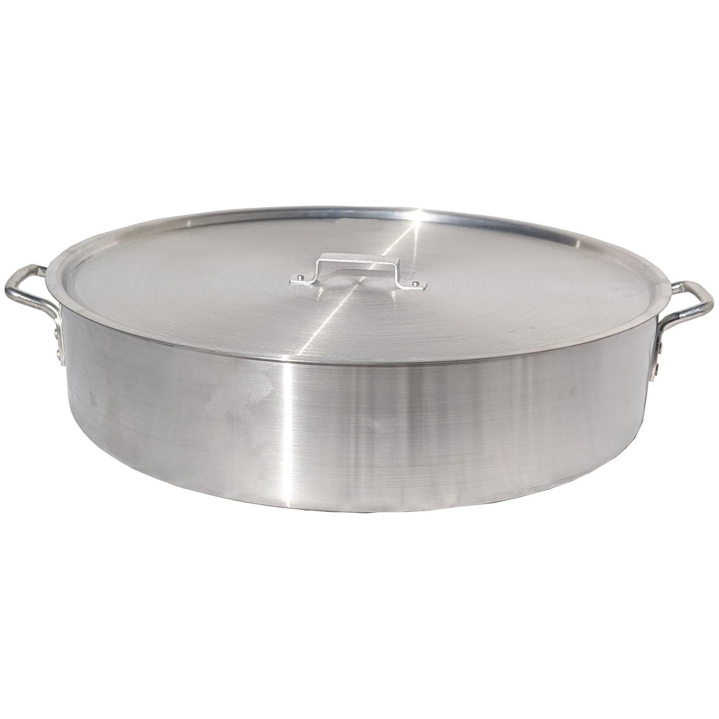 Budinera Aluminio Triple Fuerte 40 Litros con Tapa (MCCOBAL40000K)