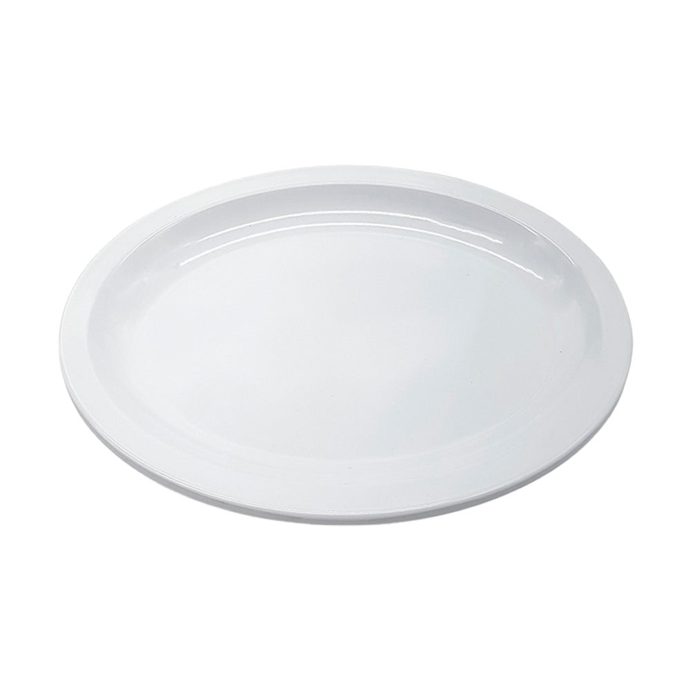 Plato Melamina 25 Centimetros Blanco (MCPLMR25B)