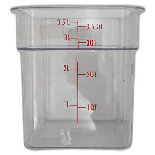 Contenedor Policarbonato Cuadrado 3.5 Litros (MCRC3500)