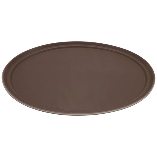 Charola Oval Antiderrapante 19 x 24 Pulgadas Negra (MCCHA1924)