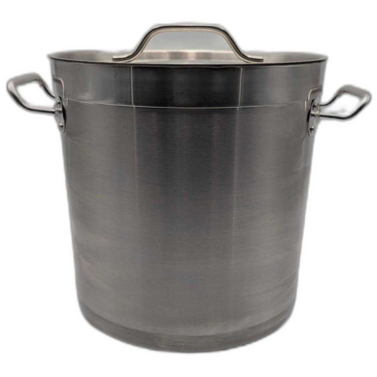 Olla de Acero Inoxidable de 12 Litros con Tapa (MCCOOAIFD1200K)