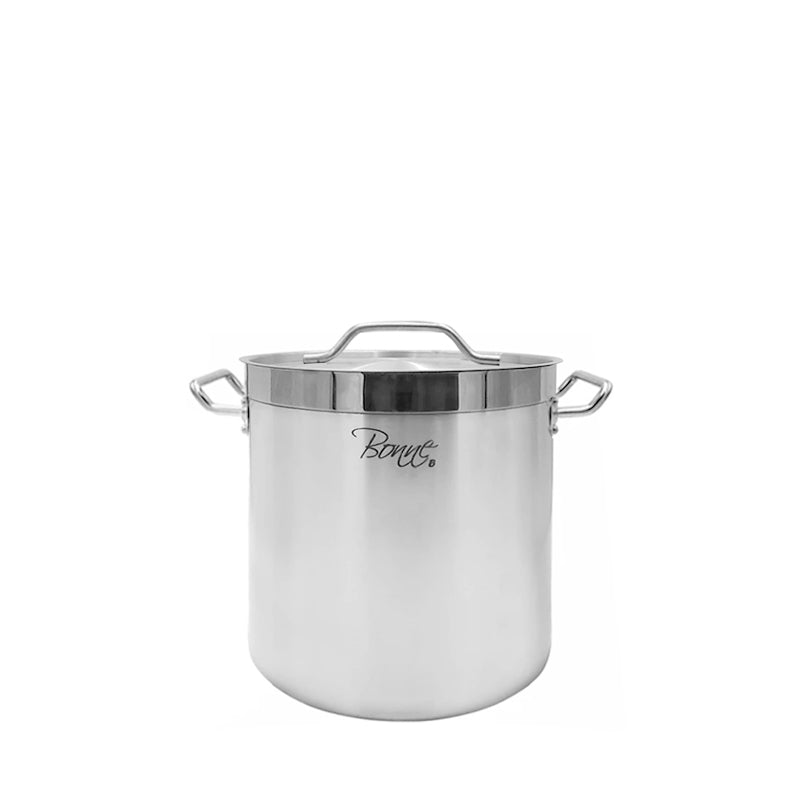 Olla de Acero Inoxidable de 25 Litros con Tapa (MCCOOAIFD2500K)