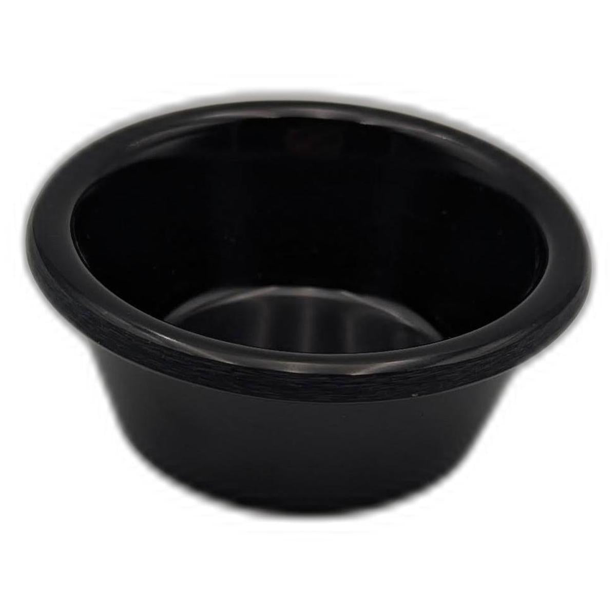 Ramekin 1.5 Onzas Negro (Ancho) (MCCUPR015N)