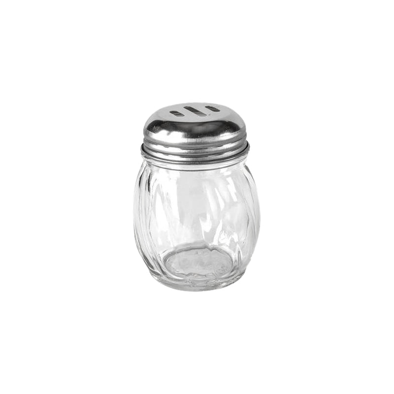 Frasco de Vidrio para Queso Ranurado 6 Onzas (MCACCSAL6R)