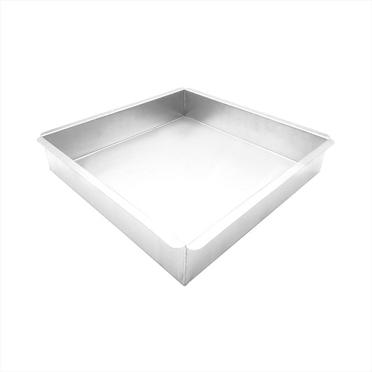 Molde Cuadrado de Aluminio para Pastel 35 x 35 x 6 cm (22062535)