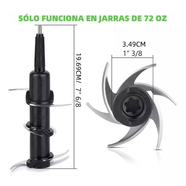 Aspa Cuchilla Licuadora Ninja 6 Navajas 72 Oz (NINJA6)