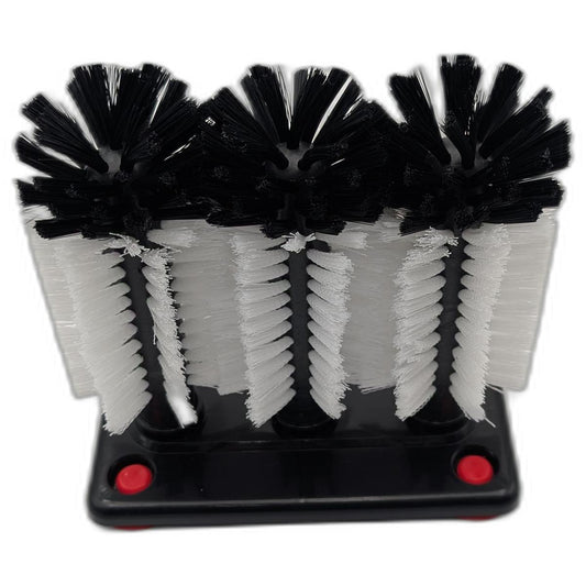 Cepillo Triple para Vaso con Ventosas (MCBARC03)