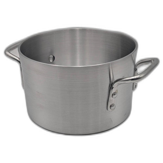 Media Olla de Aluminio Triple Fuerte 5 Litros con Tapa (MCCOMAL5000K)