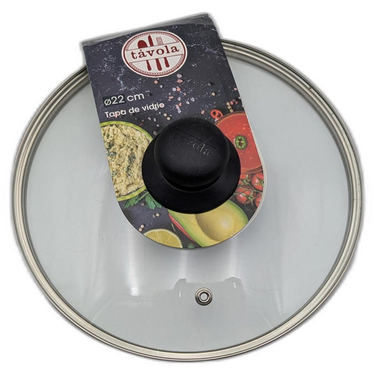 Tapa Cristal Templado 22cm (94544)