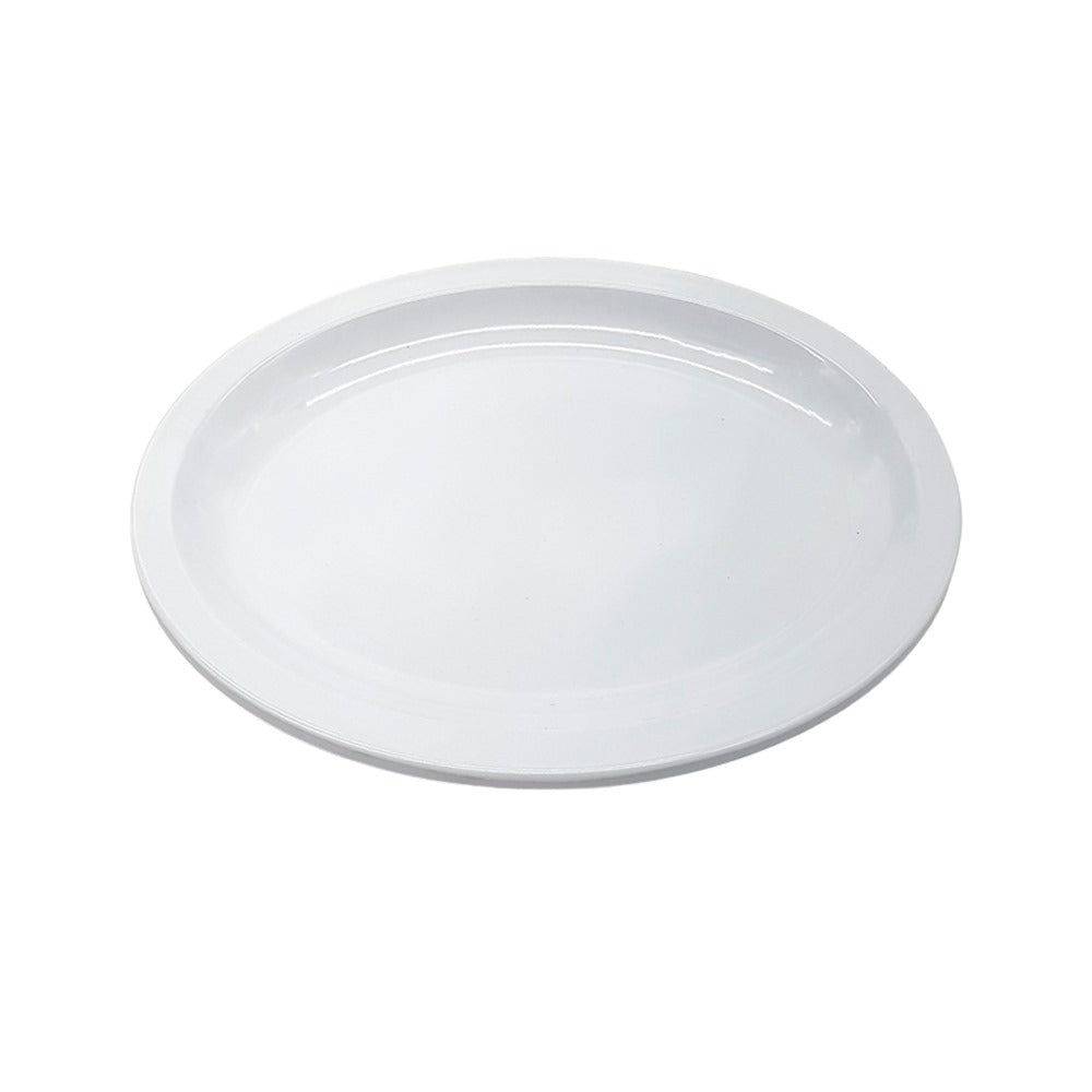Plato Melamina 22 Centimetros Blanco (MCPLMR22B)