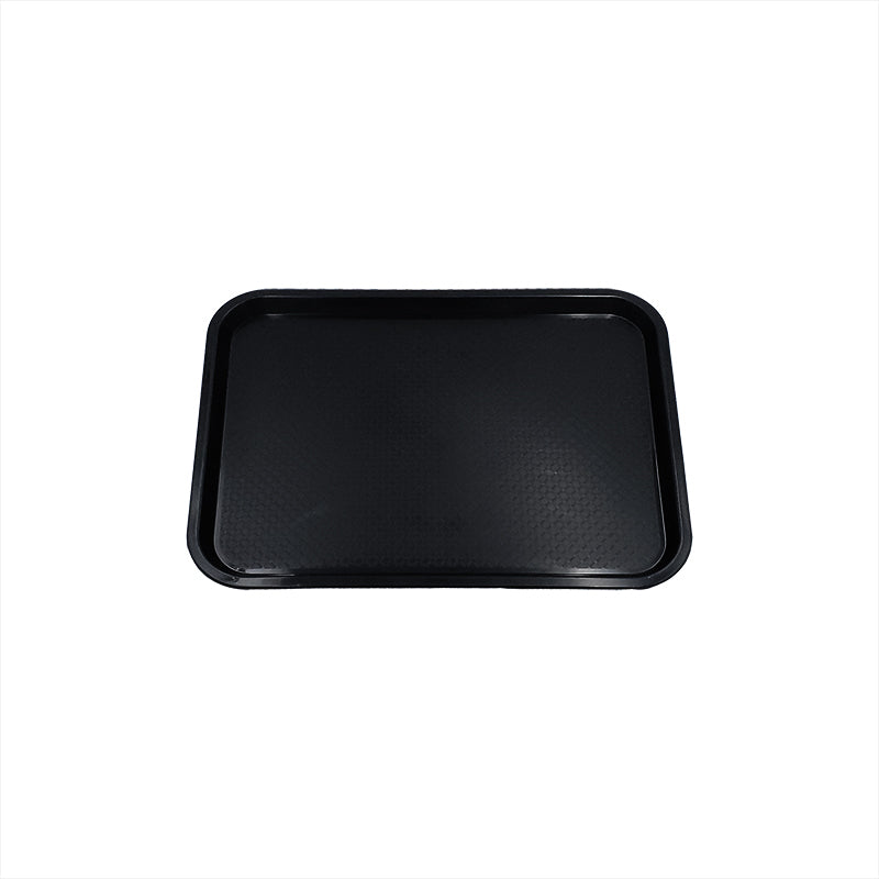 Charola de Servicio Negra Rectangular con Antiderrapante Polipropileno de 12 x16 pulgadas (MCCH1216N)
