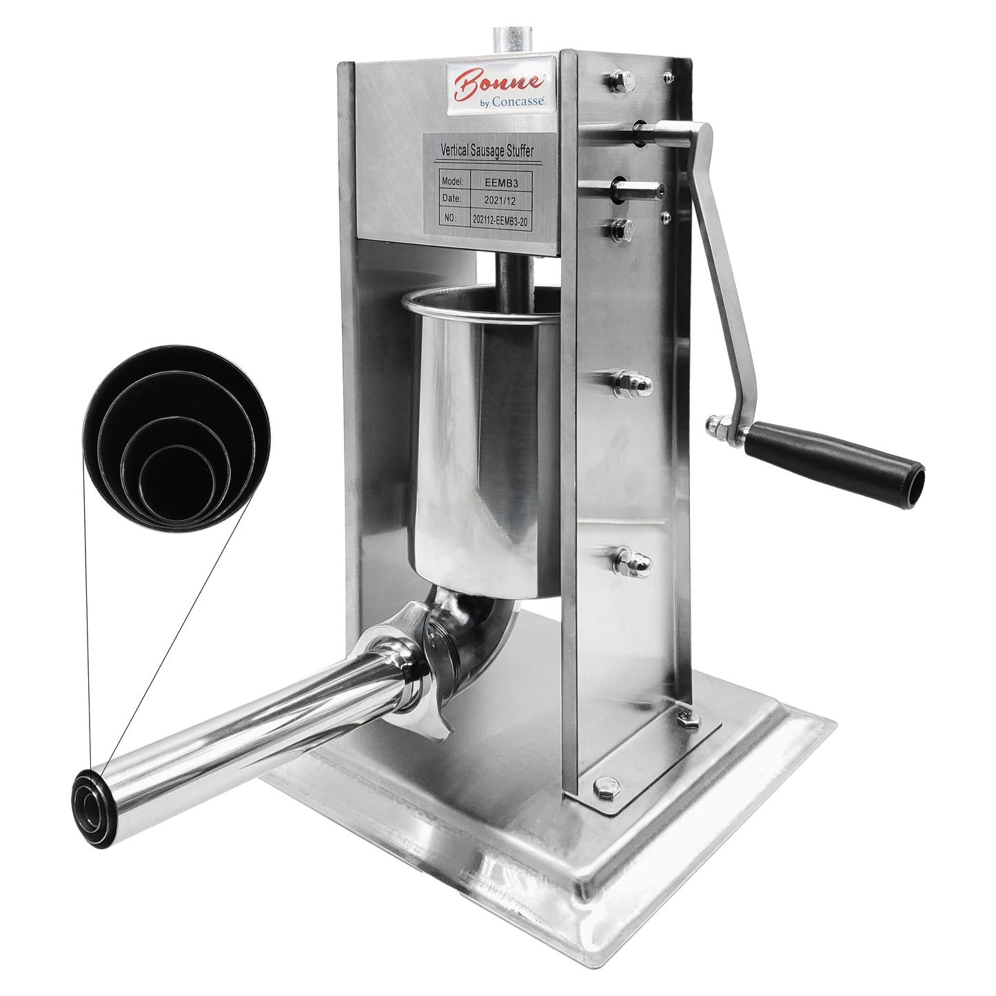 Embutidor Salchichas Vertical Manual 3 Litros (EEMB3)