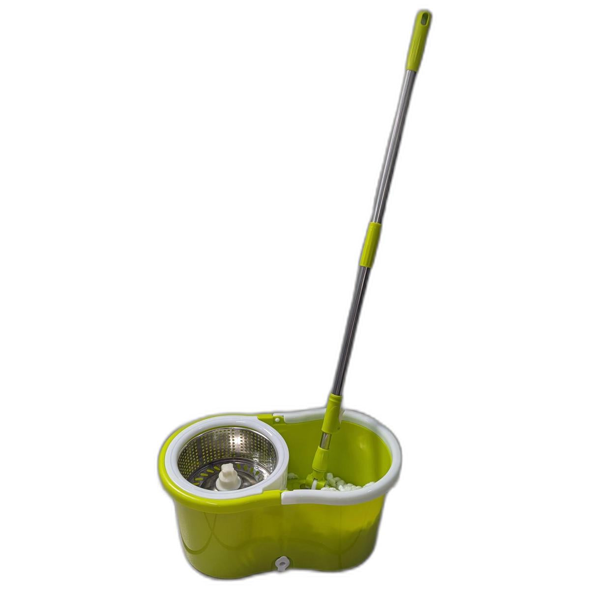 Trapeador Griratorio de Microfibra con cubeta Exprimidor (0540)