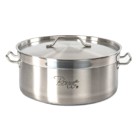 Budinera Acero Inoxidable 30 Litros con Tapa (MCCOBAIFD3000K)