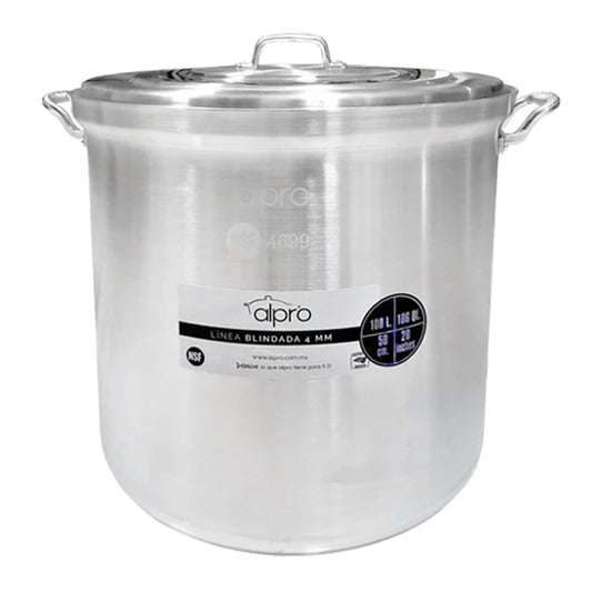 Olla Acorazada Aluminio 4mm 100 Litros (4699)