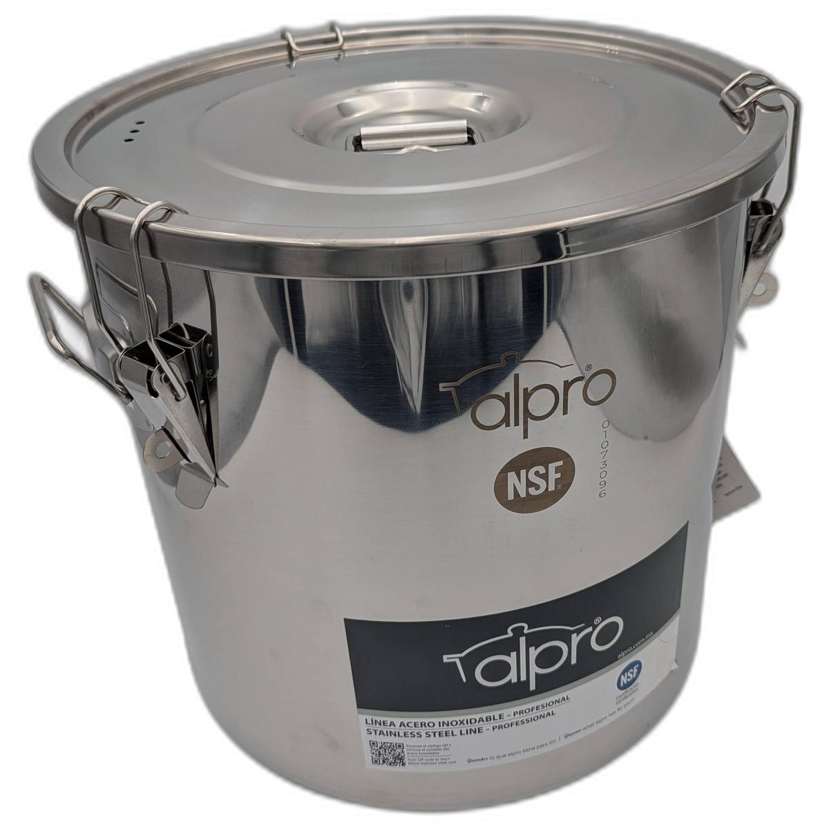 Olla Acero Inoxidable con Clip 35cm-34 Litros (01073096)