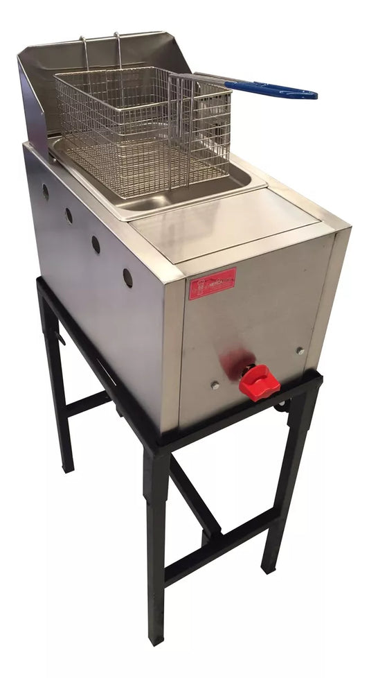 Freidora Sencilla Acero Inoxidable 9 Litros (FREIDORA1)