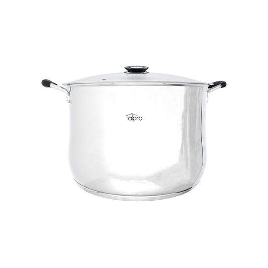 Olla Vaporera de Acero Inoxidable 38cm 28.3 Litros (9509)