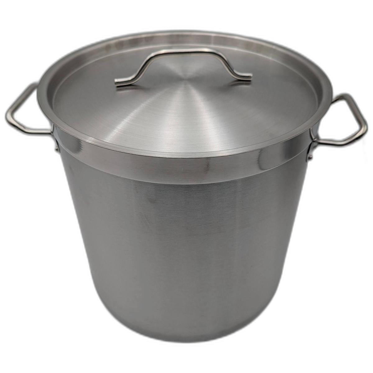 Olla de Acero Inoxidable de 17 Litros con Tapa (MCCOOAIFD1700K)