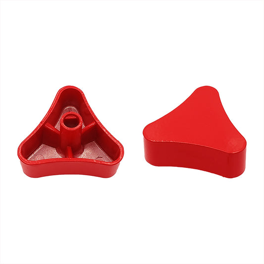 Perilla Triangular Aluminio Roja (EST0055ROJO)
