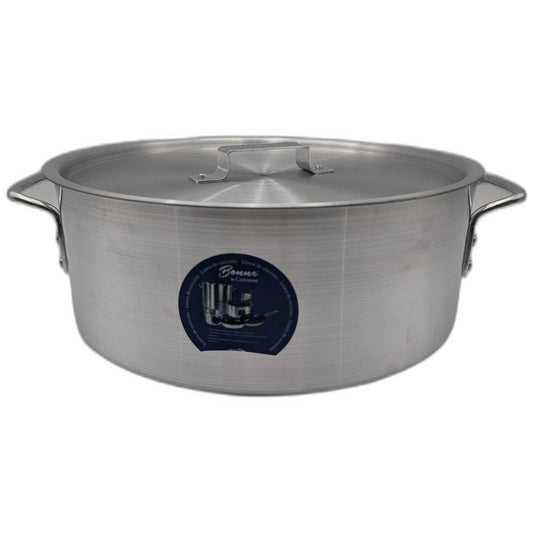 Budinera Aluminio Triple Fuerte 14 Litros con Tapa (MCCOBAL14000K)