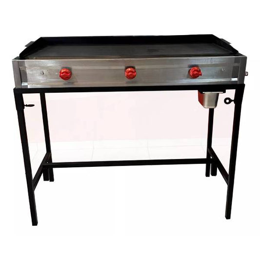 Plancha Hamburguesas con Antiderrame y Trampa de Grasa (PLANCHAH)