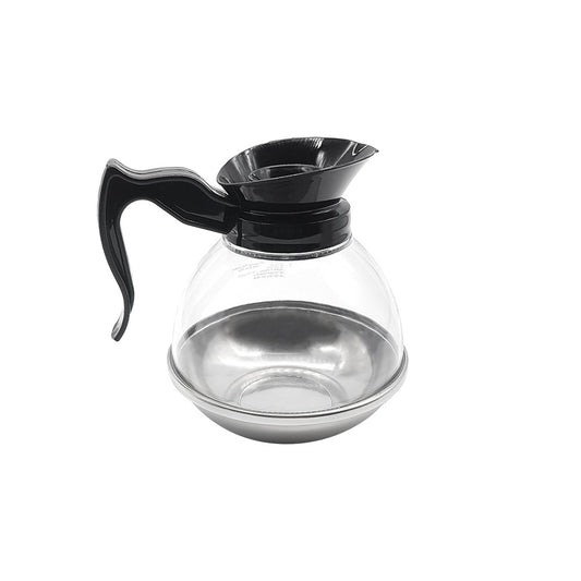 Jarra Cafetera 1.7 Litros Policarbonato y Acero Inoxidable Negra (MCJCAFEN)