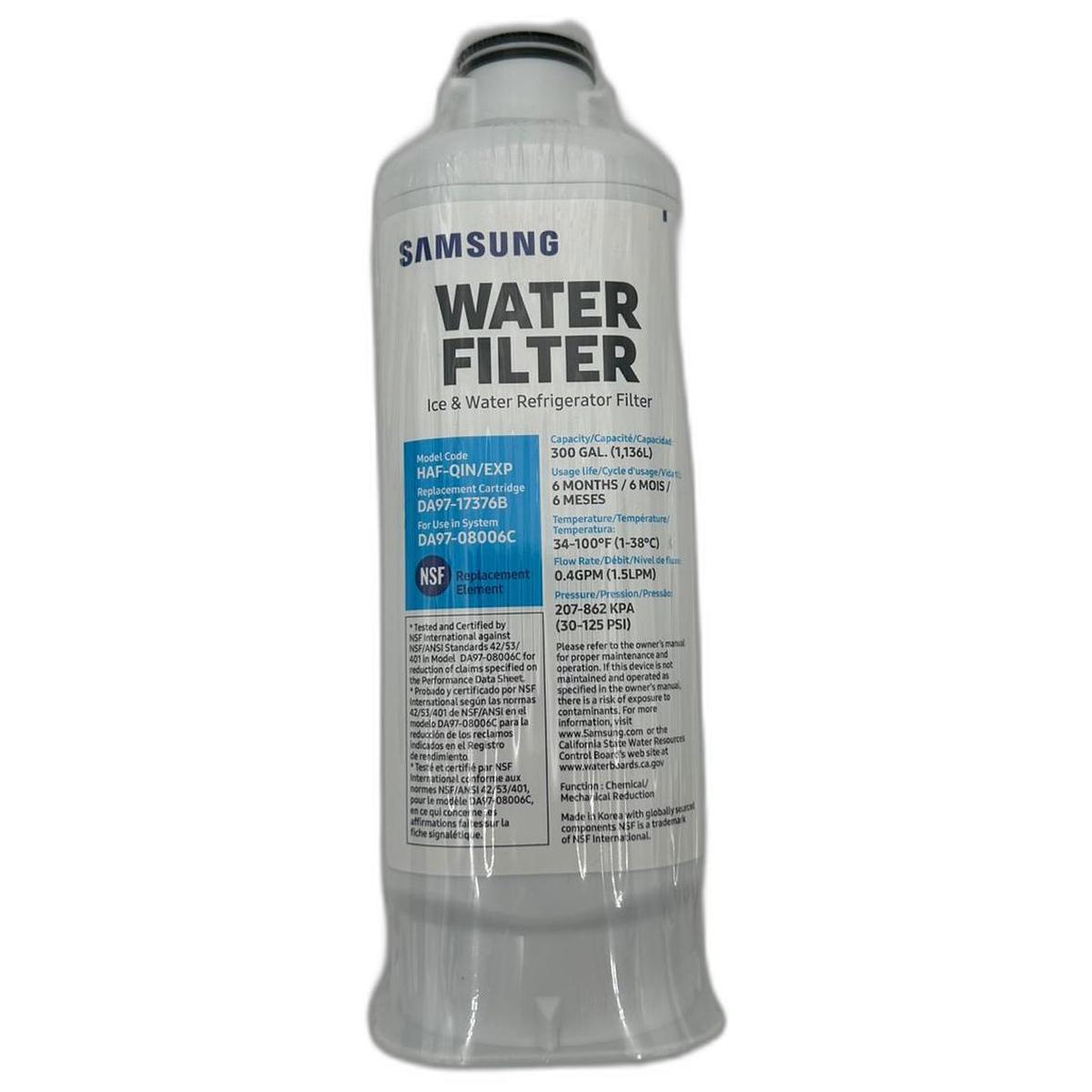 Filtro Agua Samsung Corto Cuadrado Moderno (DA97-17376B)