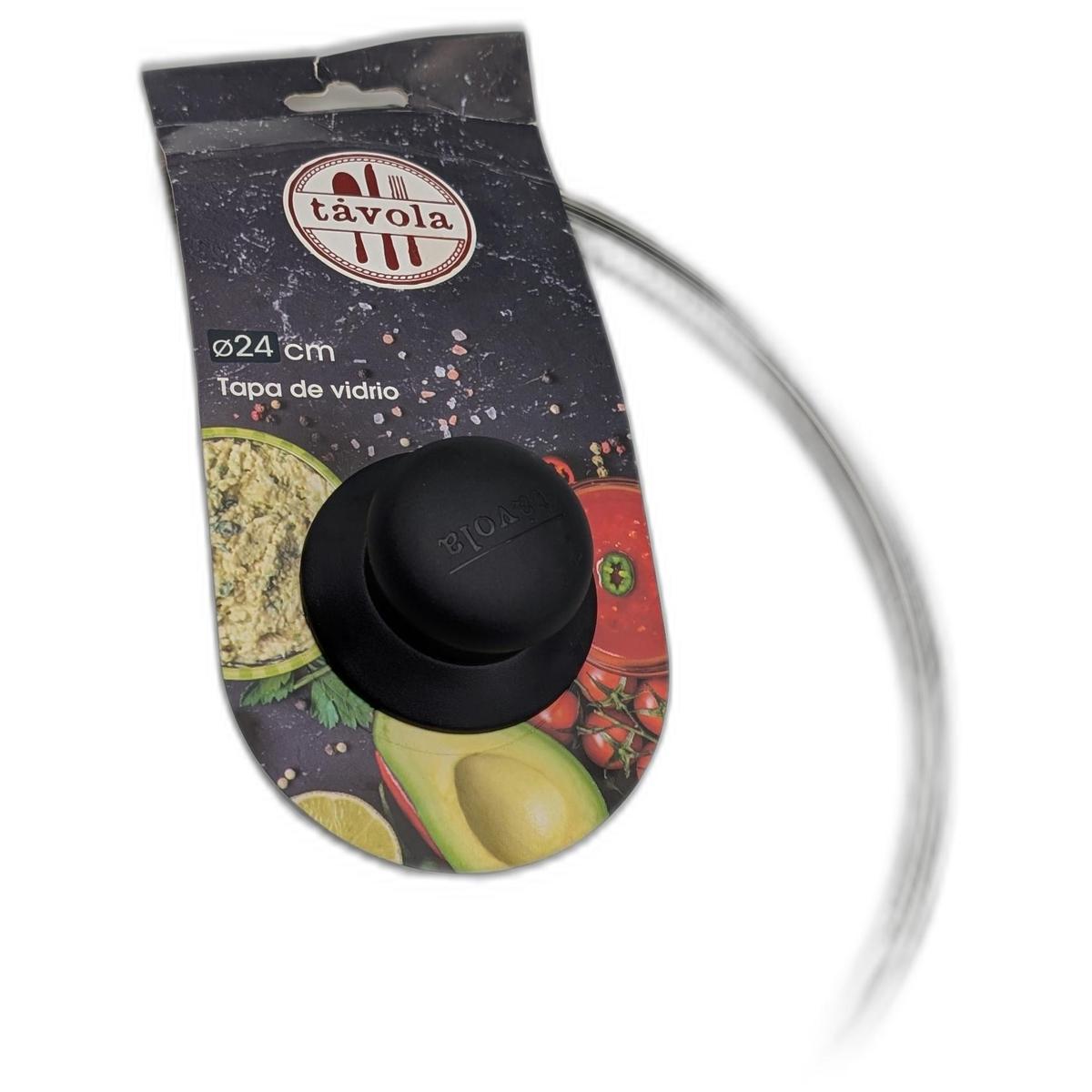 Tapa Cristal Templado 24cm (94545)